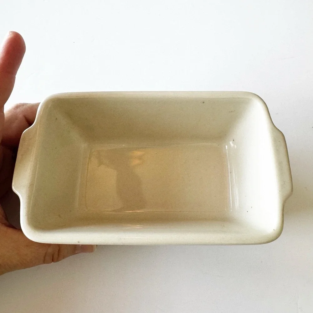 Polish Pottery Boleslawiec Hand Made Rectangle Ramekin 5.5